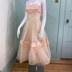 Vintage 1950's Party Dress S